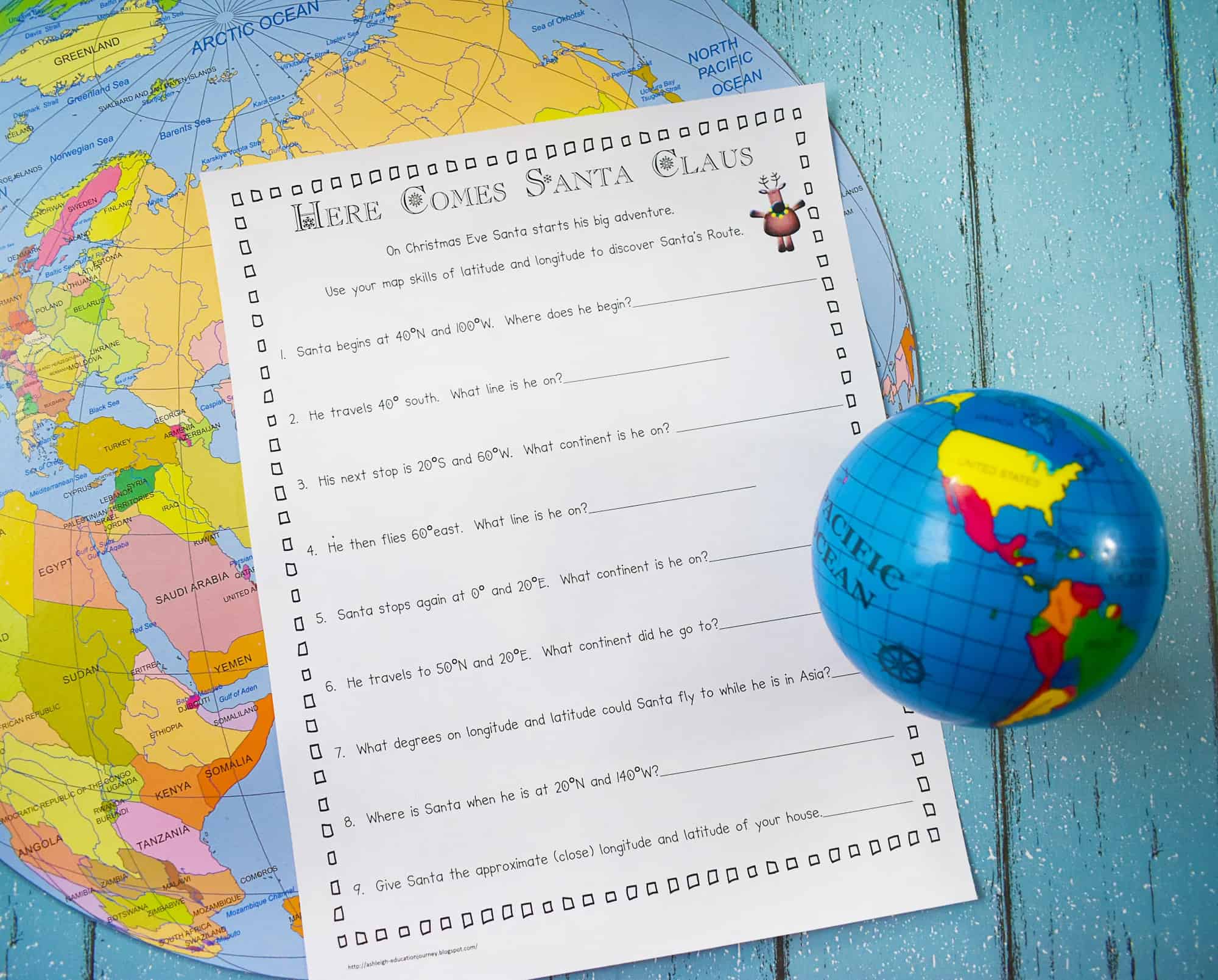 christmas worksheets & activities - ashleigh's education journey